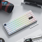 Keycaps, Low Profile Keycaps, Shine through Custom PBT Keyboard Key Caps for 60% 65% 75% 80% 100% Cherry Gateron MX Switches Mechanical Keyboard,White Backlight