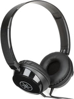 Yamaha Black HPH-50B Wired Compact Closed-Back Headphones front-left view on white background