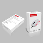 Coolerplus CPM-FC112 wired mouse packaging on a gray background