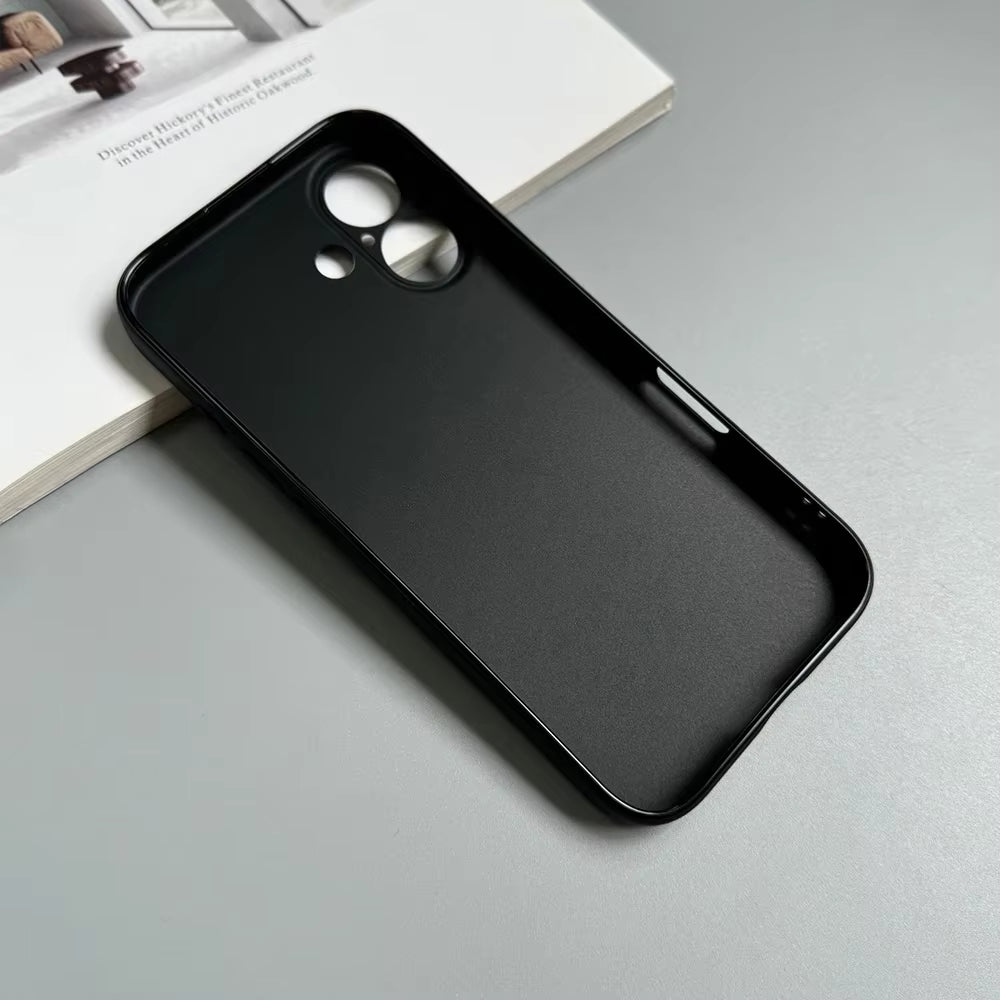 Luxury Full Black Silicone Matte Phone Case for Iphone 17 Air 16 15 14 13 12 11 Pro Max 16 15 14 plus Back Cover TPU Soft Case