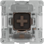 Kailh Box Brown Mechanical Keyboard Switch top view on white background
