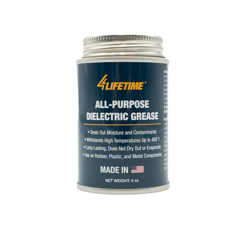 4LifetimeLines dielectric grease 4oz brush-top can on white background