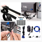 Cable Tie 10-pack bundling and organizing cables together