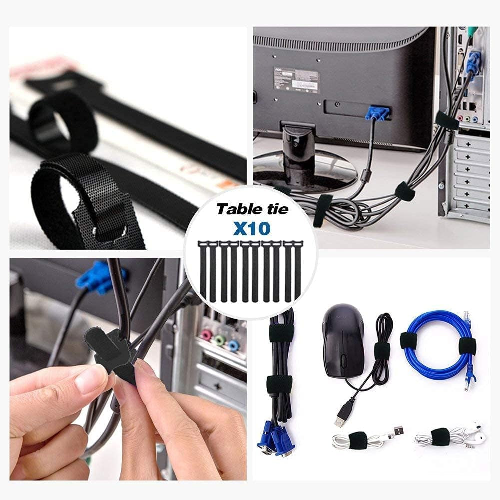 Cable Tie 10-pack bundling and organizing cables together