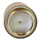 Top-down view of open dielectric grease can showing white silicone grease inside