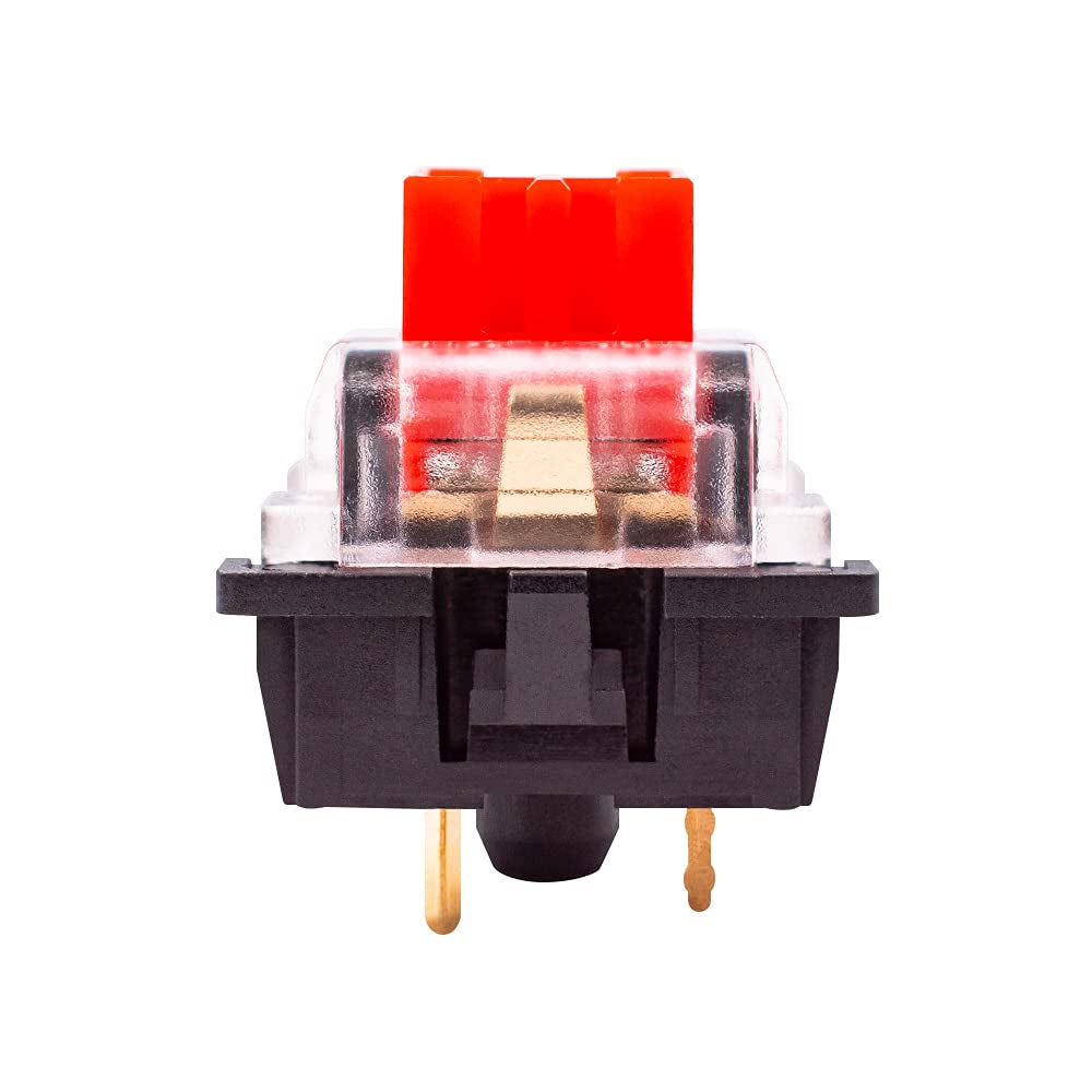OUTEMU 3-Pin Red Linear Switch on a white background side view