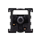 OUTEMU 3-Pin Red Linear Switch on a white background bottom view